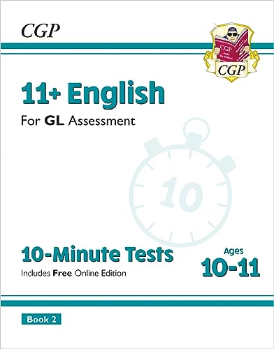 11+ GL 10-Minute Tests: English - Ages 10-11 Book 2 (with Online Edition) (CGP GL 11+ Ages 10-11) von Coordination Group Publications Ltd (CGP)